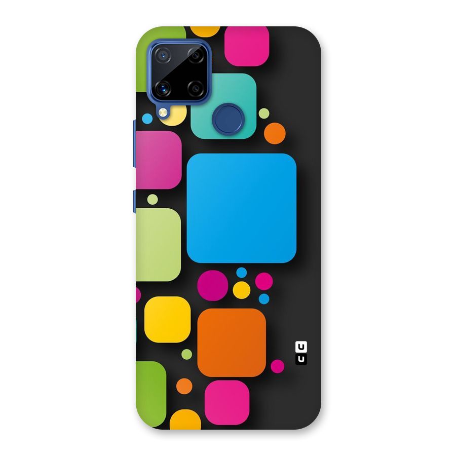 Color Boxes Abstract Back Case for Realme C12