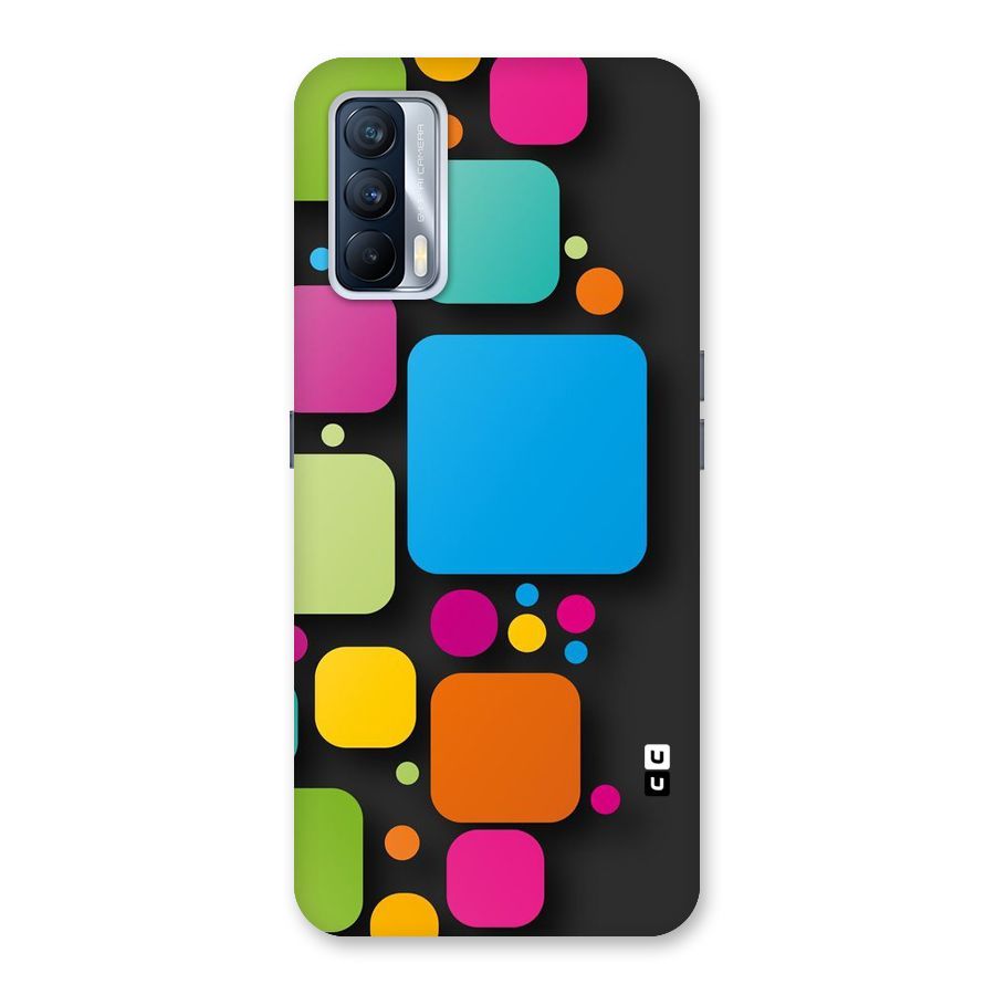Color Boxes Abstract Back Case for Realme X7