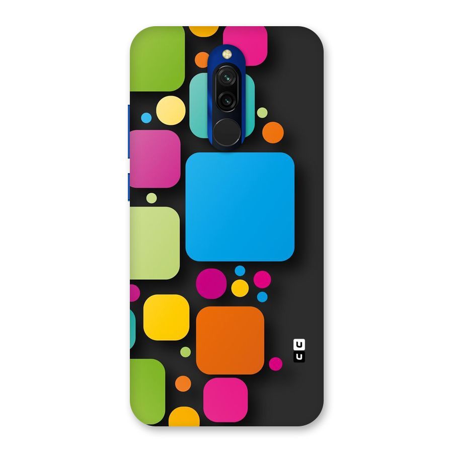 Color Boxes Abstract Back Case for Redmi 8