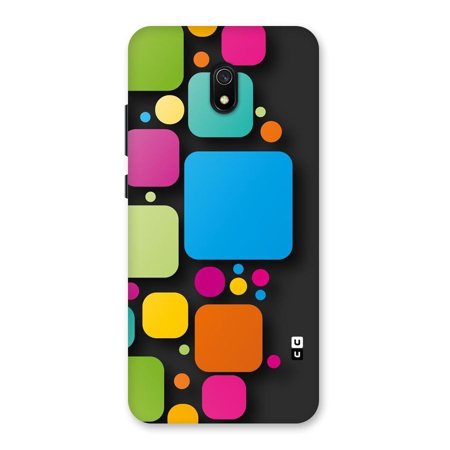 Color Boxes Abstract Back Case for Redmi 8A