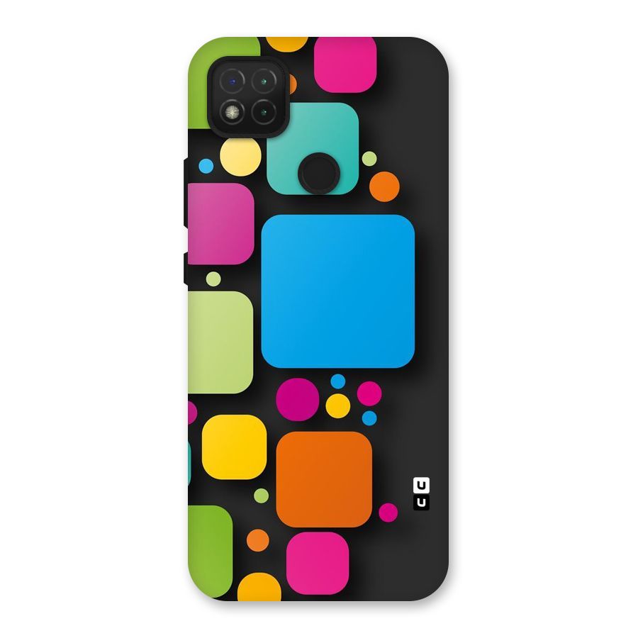 Color Boxes Abstract Back Case for Redmi 9C
