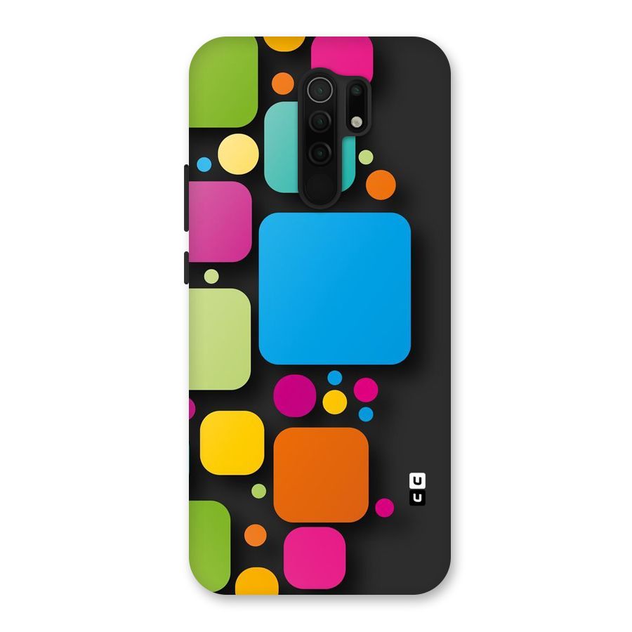 Color Boxes Abstract Back Case for Redmi 9 Prime