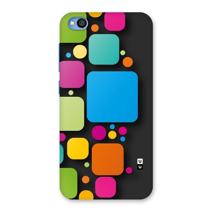 Color Boxes Abstract Back Case for Redmi Go