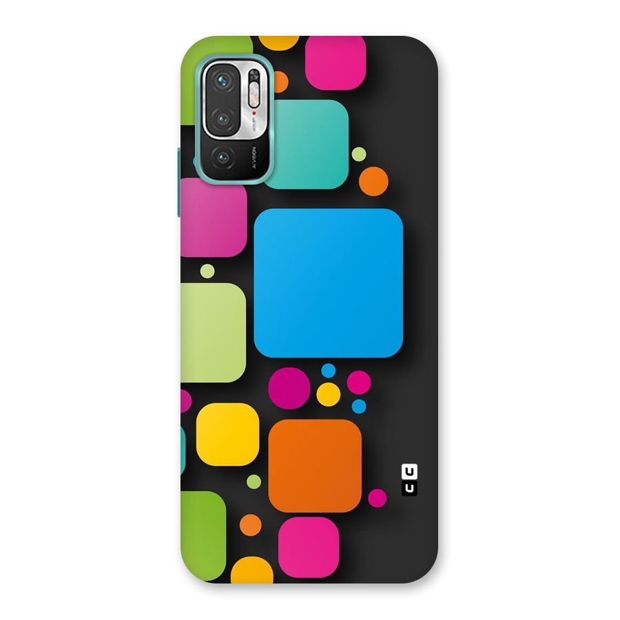 Color Boxes Abstract Back Case for Redmi Note 10T 5G