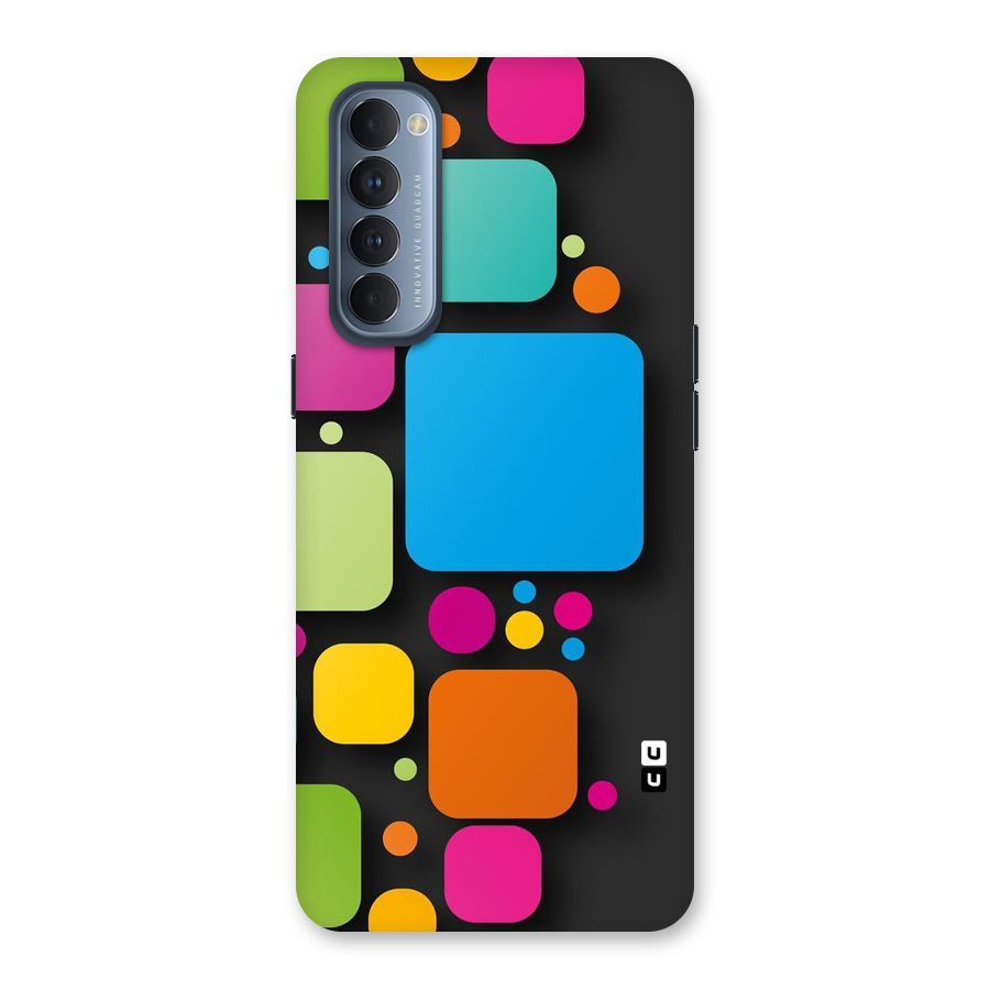 Color Boxes Abstract Back Case for Reno4 Pro