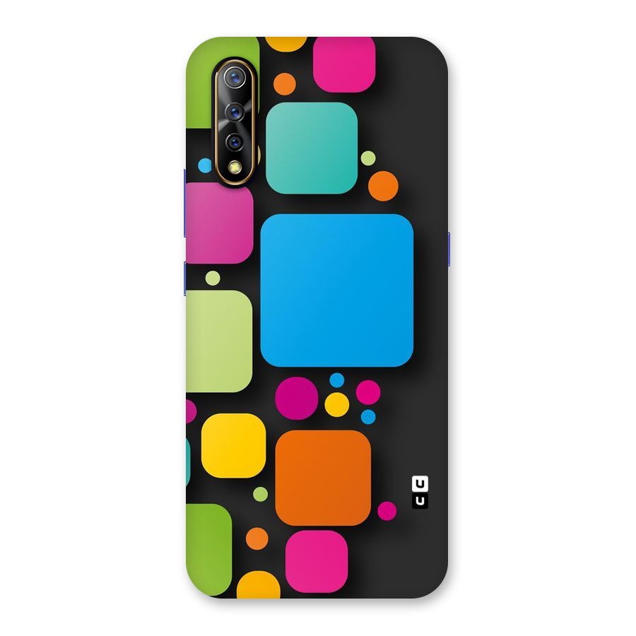 Color Boxes Abstract Back Case for Vivo S1