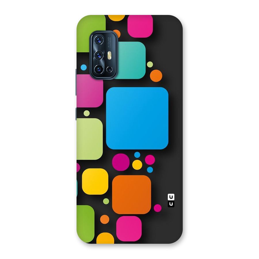 Color Boxes Abstract Back Case for Vivo V17