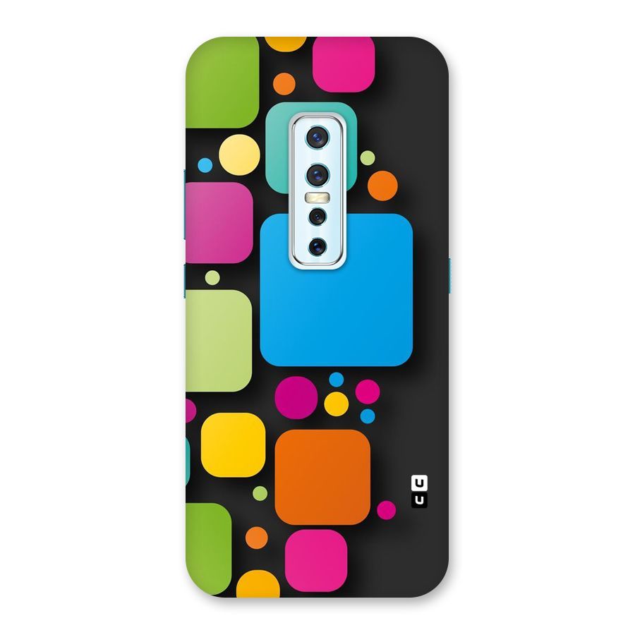 Color Boxes Abstract Back Case for Vivo V17 Pro