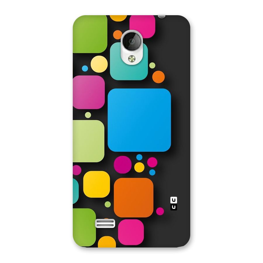 Color Boxes Abstract Back Case for Vivo Y21