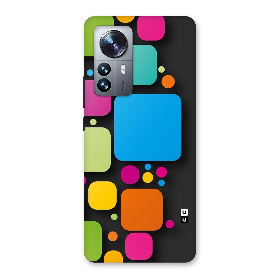 Color Boxes Abstract Back Case for Xiaomi 12 Pro