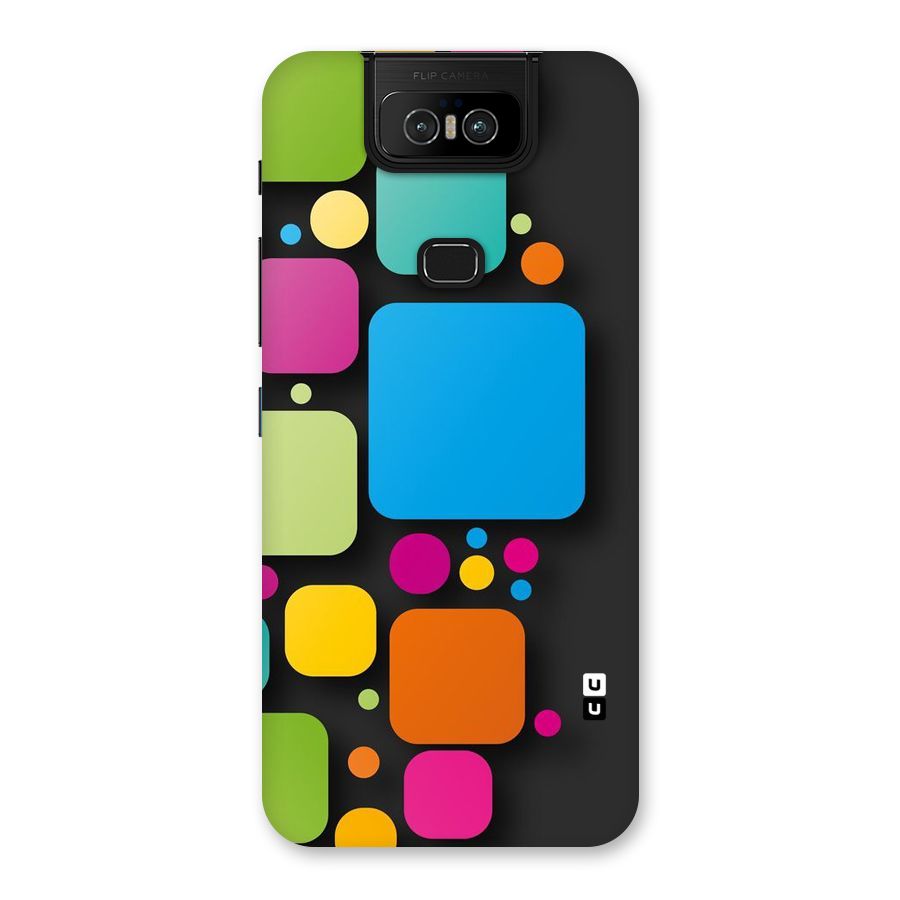 Color Boxes Abstract Back Case for Zenfone 6z