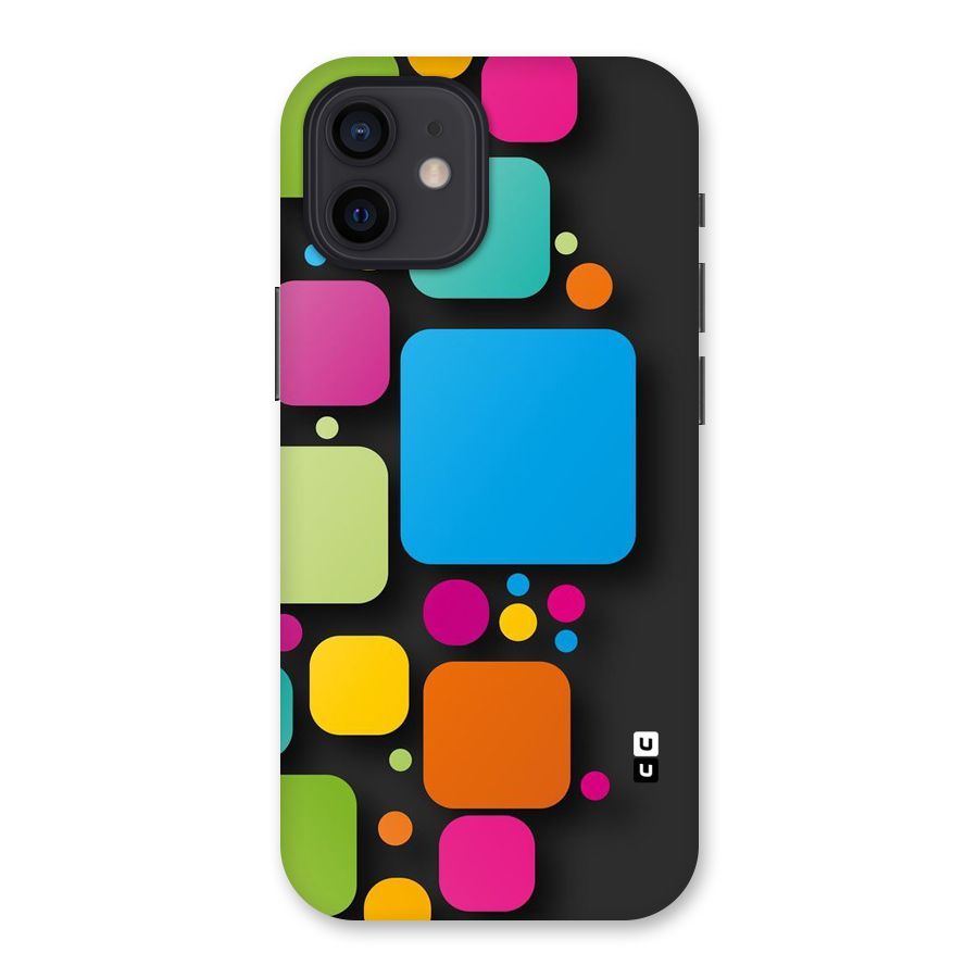 Color Boxes Abstract Back Case for iPhone 12