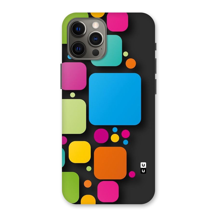 Color Boxes Abstract Back Case for iPhone 12 Pro Max
