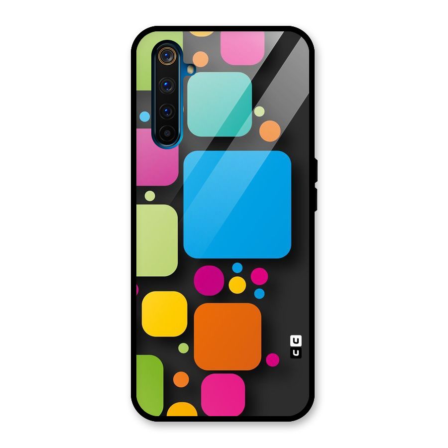 Color Boxes Abstract Glass Back Case for Realme 6 Pro