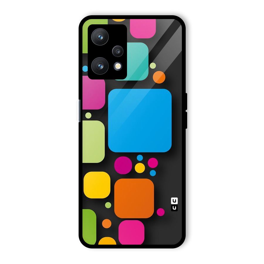 Color Boxes Abstract Glass Back Case for Realme 9 Pro 5G