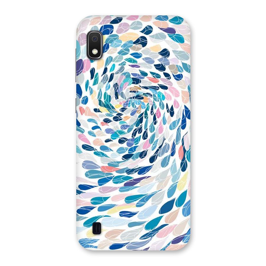 Color Droplets Swirls Back Case for Galaxy A10