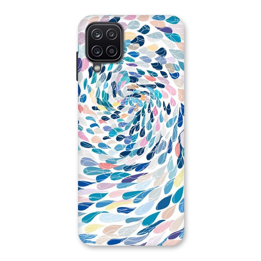 Color Droplets Swirls Back Case for Galaxy A12