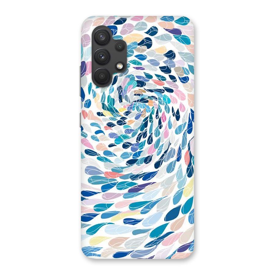 Color Droplets Swirls Back Case for Galaxy A32