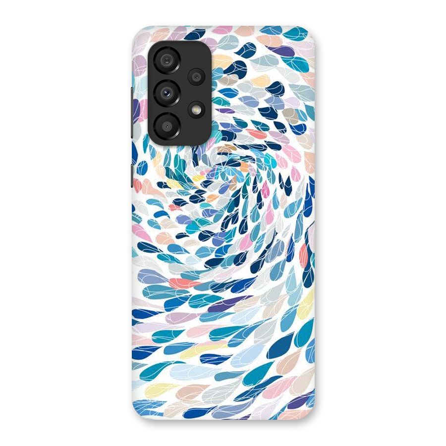 Color Droplets Swirls Back Case for Galaxy A33 5G