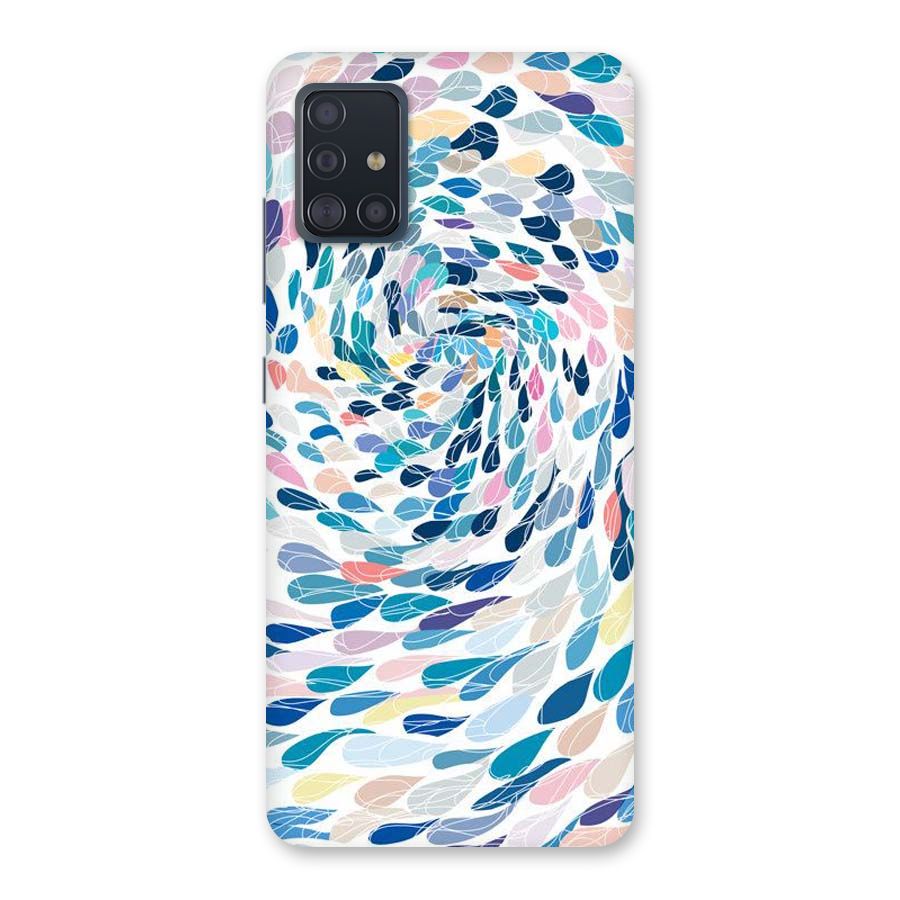Color Droplets Swirls Back Case for Galaxy A51