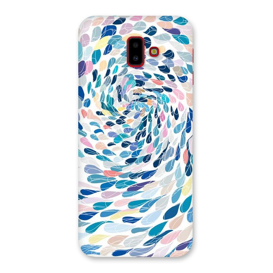 Color Droplets Swirls Back Case for Galaxy J6 Plus