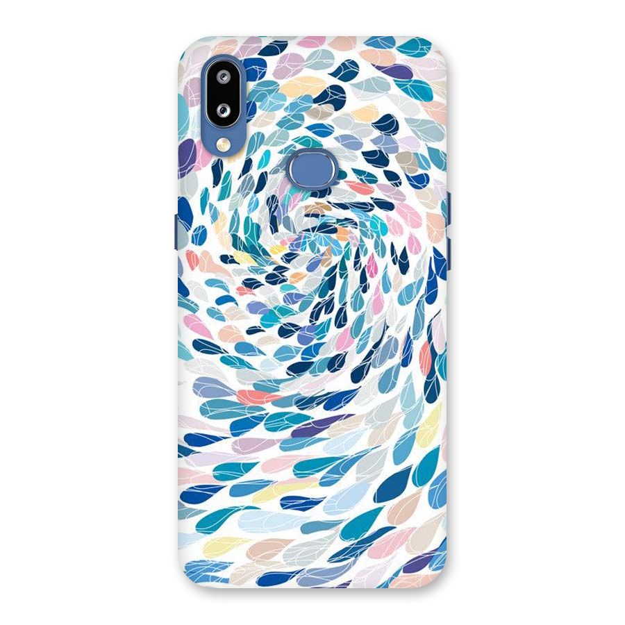 Color Droplets Swirls Back Case for Galaxy M01s