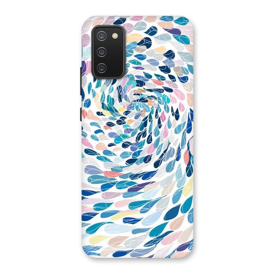 Color Droplets Swirls Back Case for Galaxy M02s