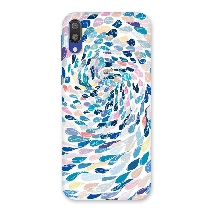 Color Droplets Swirls Back Case for Galaxy M10