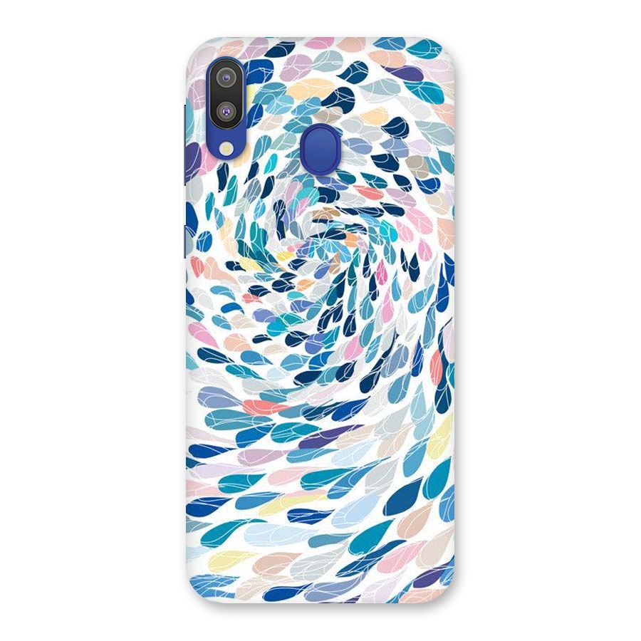 Color Droplets Swirls Back Case for Galaxy M20