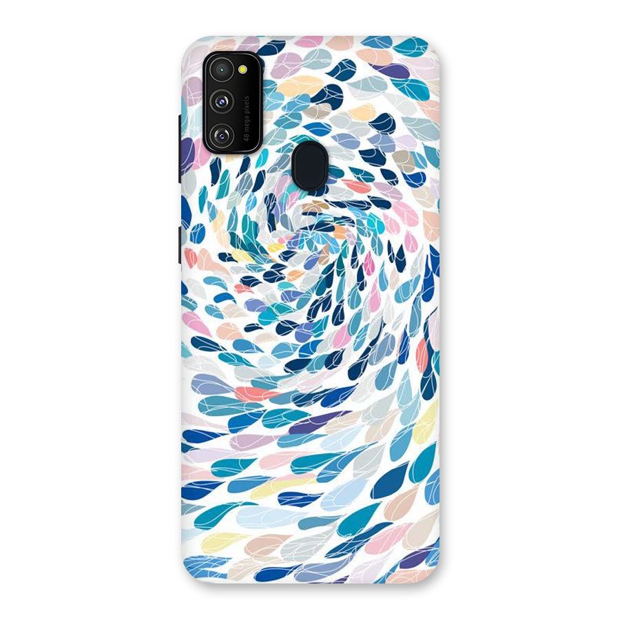 Color Droplets Swirls Back Case for Galaxy M30s