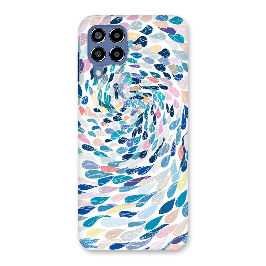 Color Droplets Swirls Back Case for Galaxy M53 5G