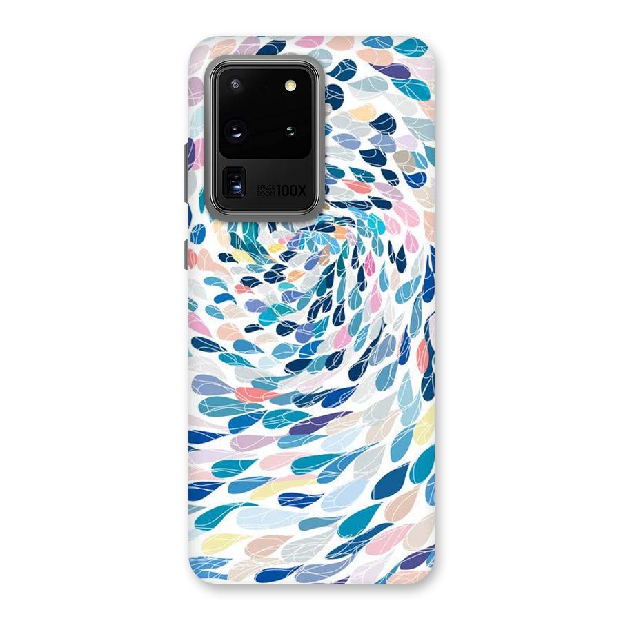 Color Droplets Swirls Back Case for Galaxy S20 Ultra