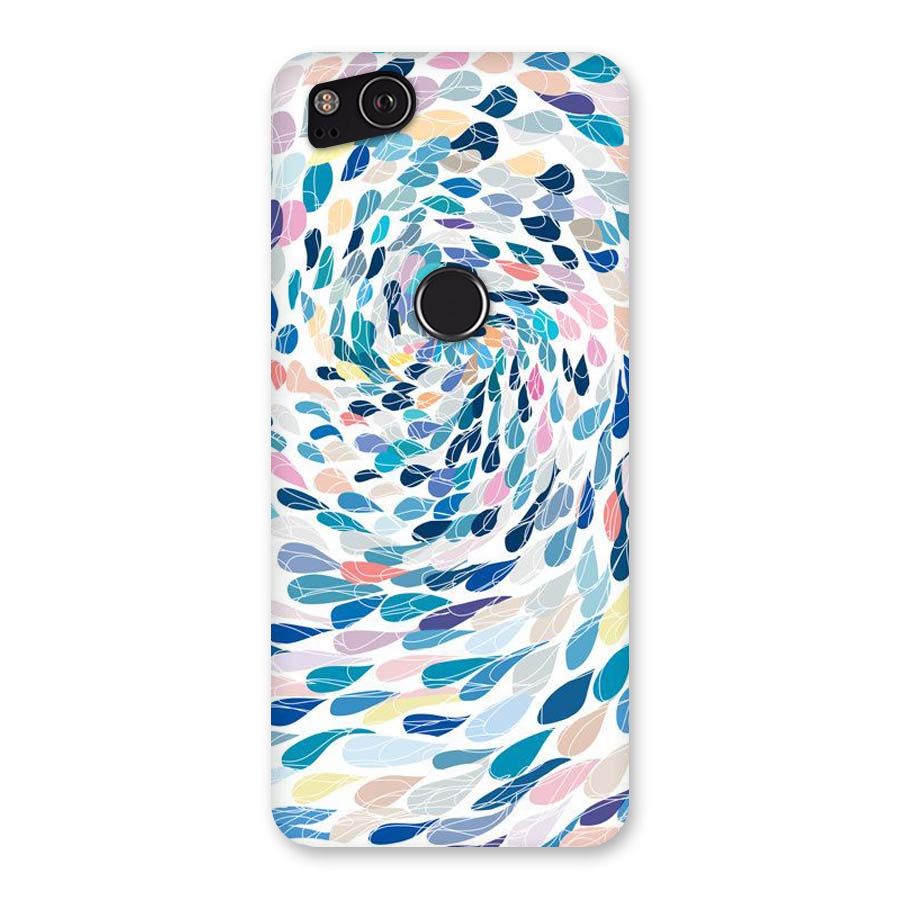 Color Droplets Swirls Back Case for Google Pixel 2