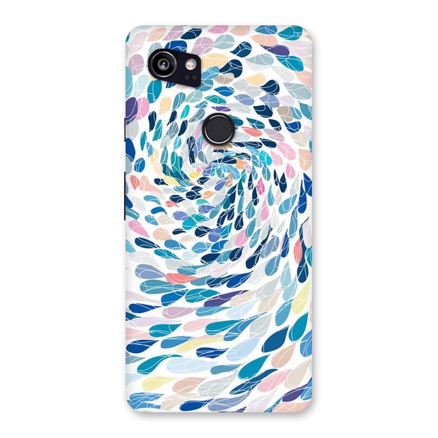 Color Droplets Swirls Back Case for Google Pixel 2 XL