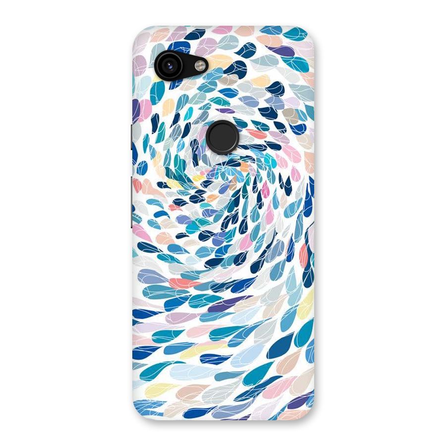 Color Droplets Swirls Back Case for Google Pixel 3a
