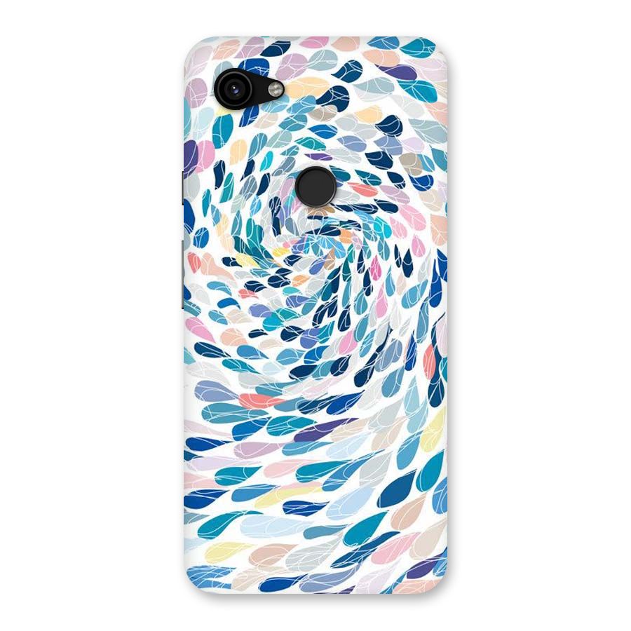 Color Droplets Swirls Back Case for Google Pixel 3a XL