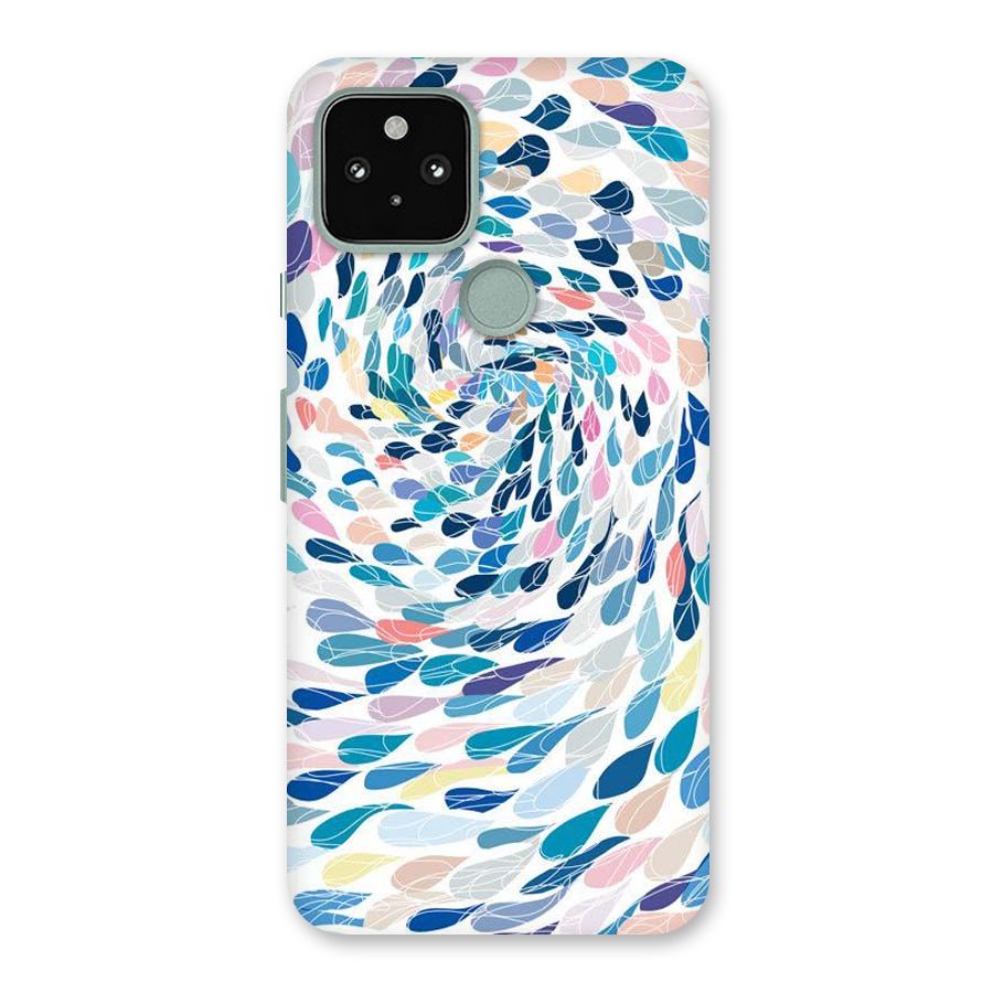 Color Droplets Swirls Back Case for Google Pixel 5