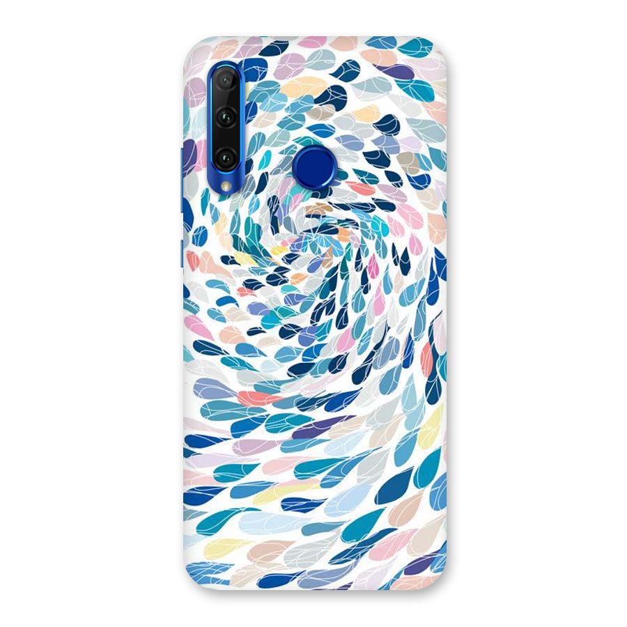 Color Droplets Swirls Back Case for Honor 20i