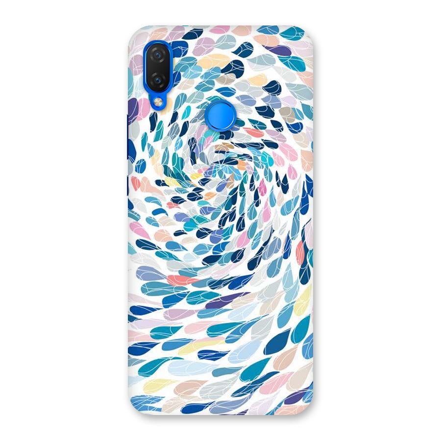 Color Droplets Swirls Back Case for Huawei P Smart+