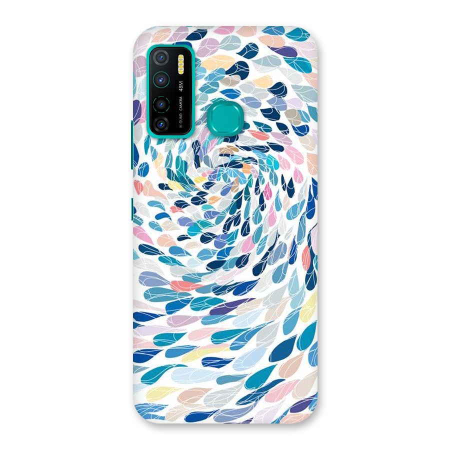 Color Droplets Swirls Back Case for Infinix Hot 9 Pro