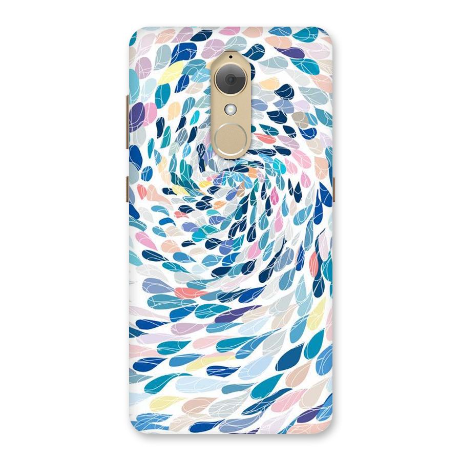 Color Droplets Swirls Back Case for Lenovo K8