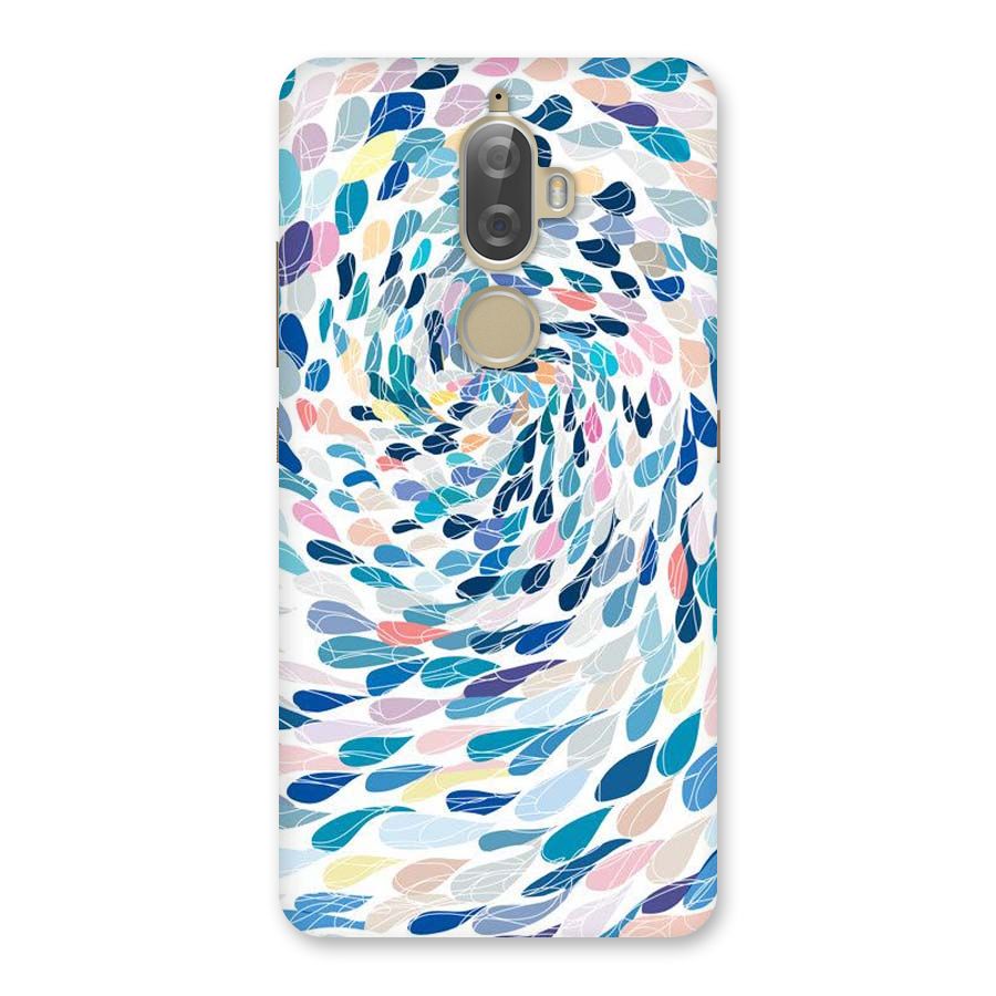 Color Droplets Swirls Back Case for Lenovo K8 Plus
