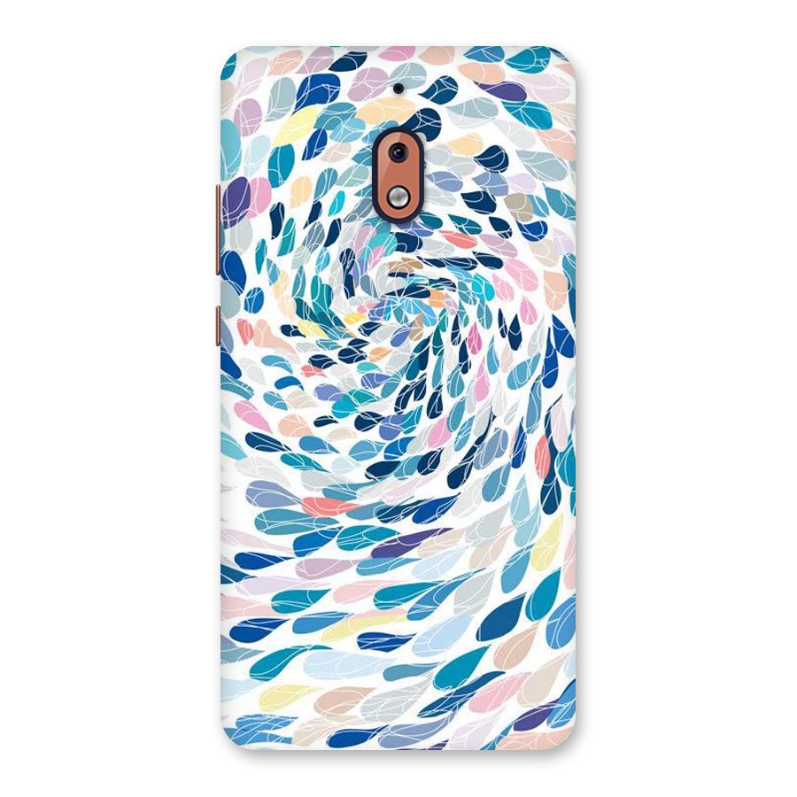Color Droplets Swirls Back Case for Nokia 2.1
