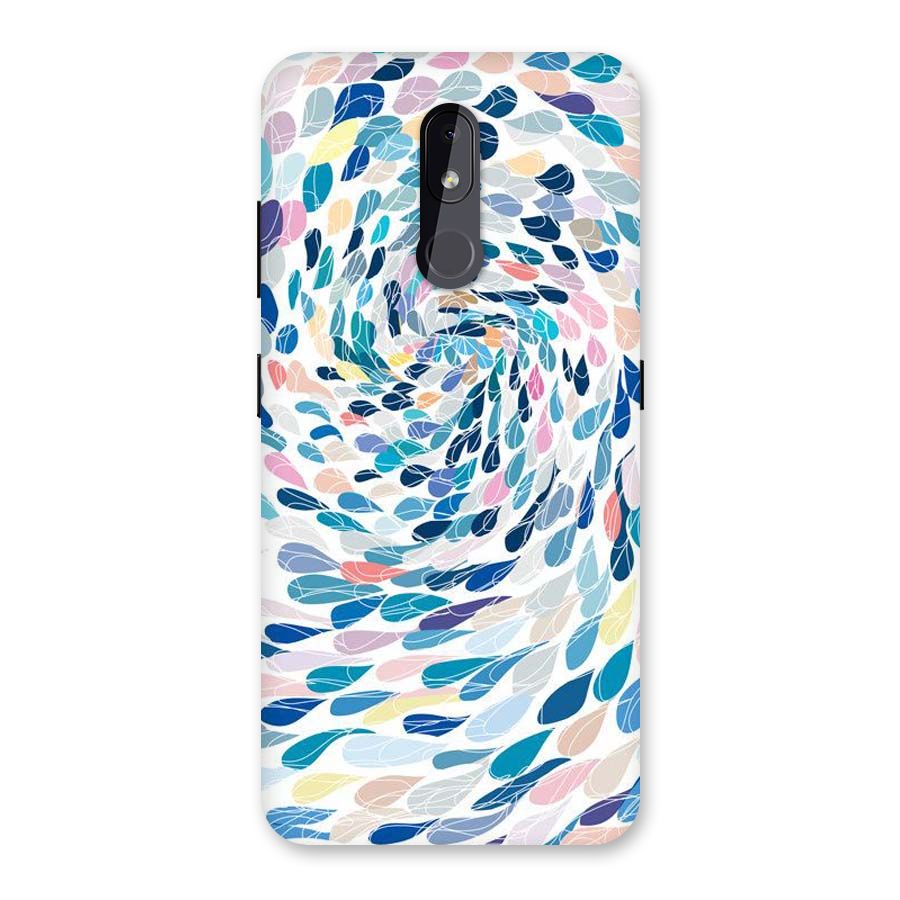 Color Droplets Swirls Back Case for Nokia 3.2