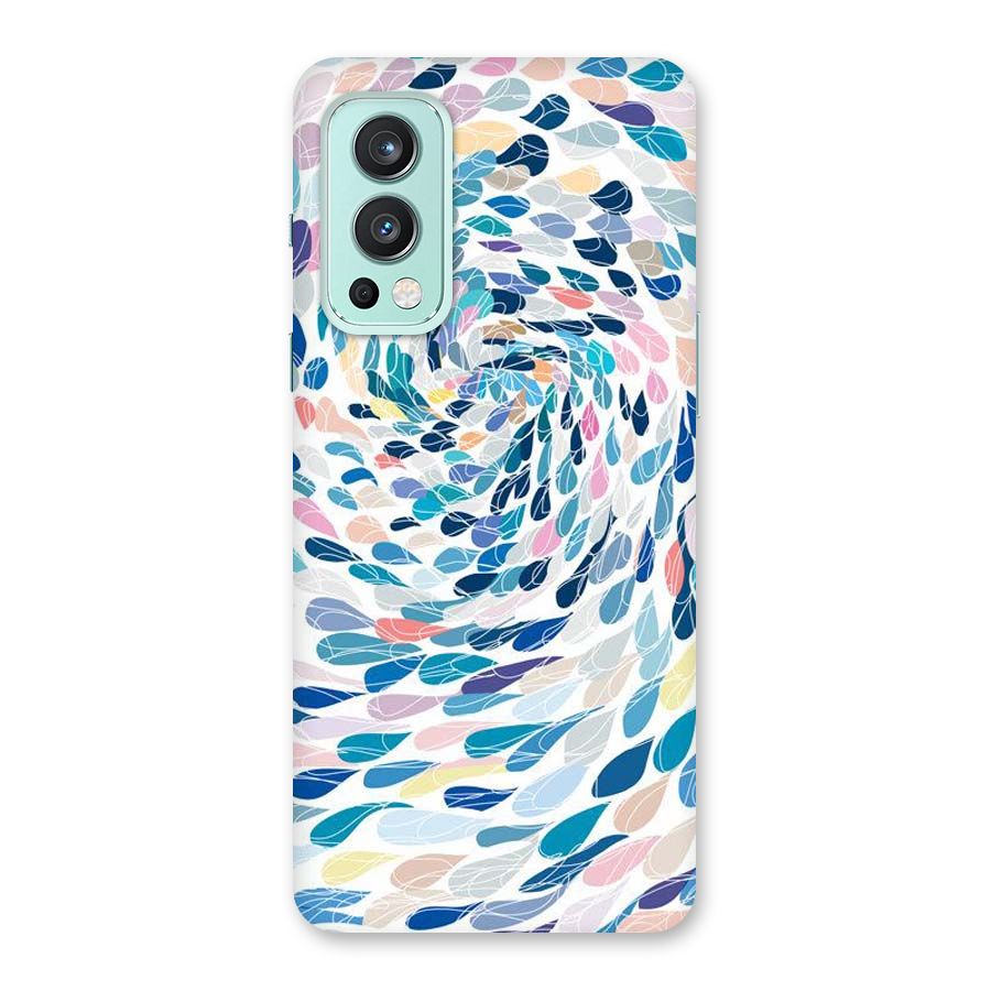 Color Droplets Swirls Back Case for OnePlus Nord 2 5G