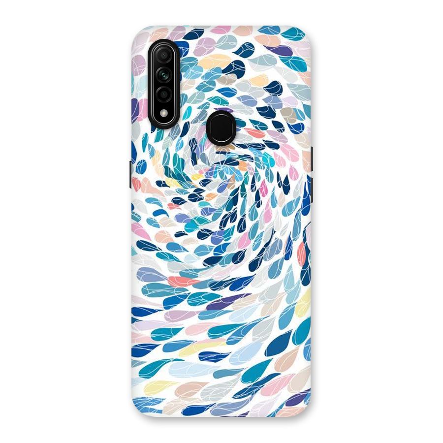 Color Droplets Swirls Back Case for Oppo A31