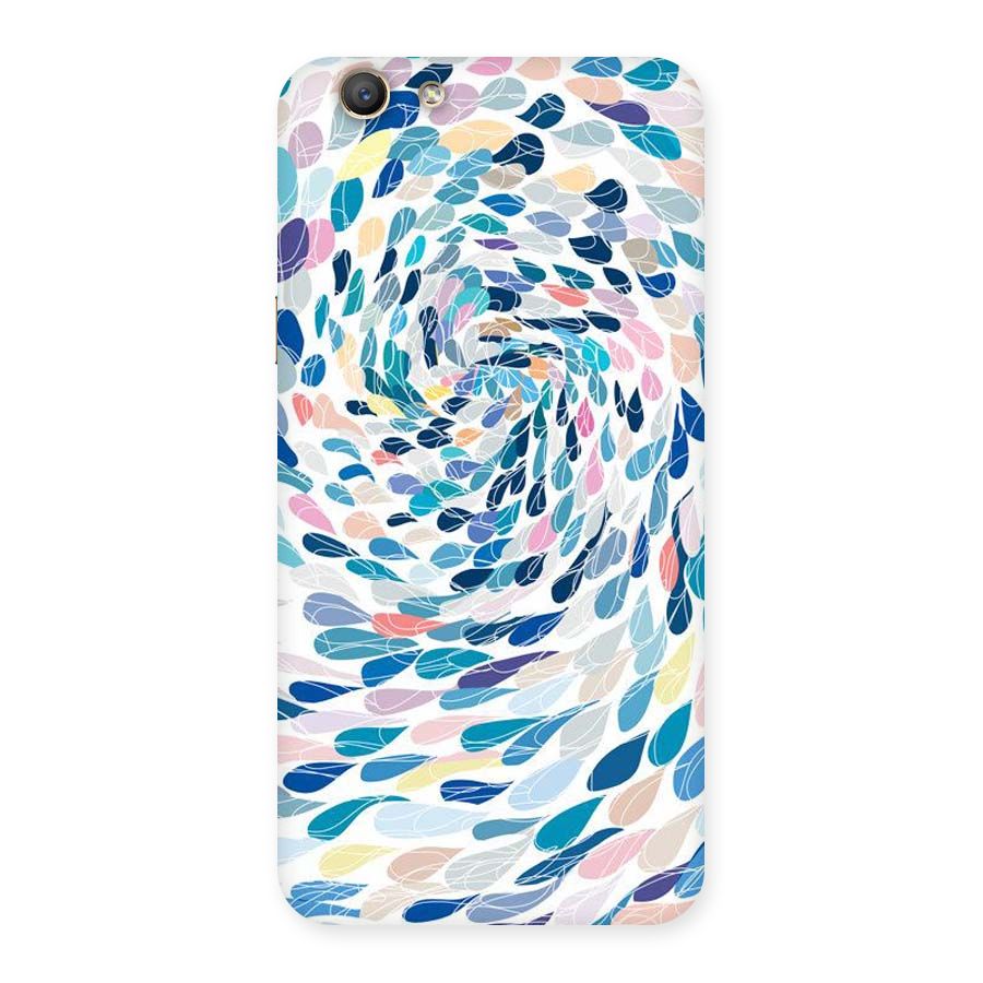 Color Droplets Swirls Back Case for Oppo F1s