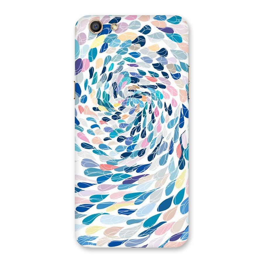 Color Droplets Swirls Back Case for Oppo F3
