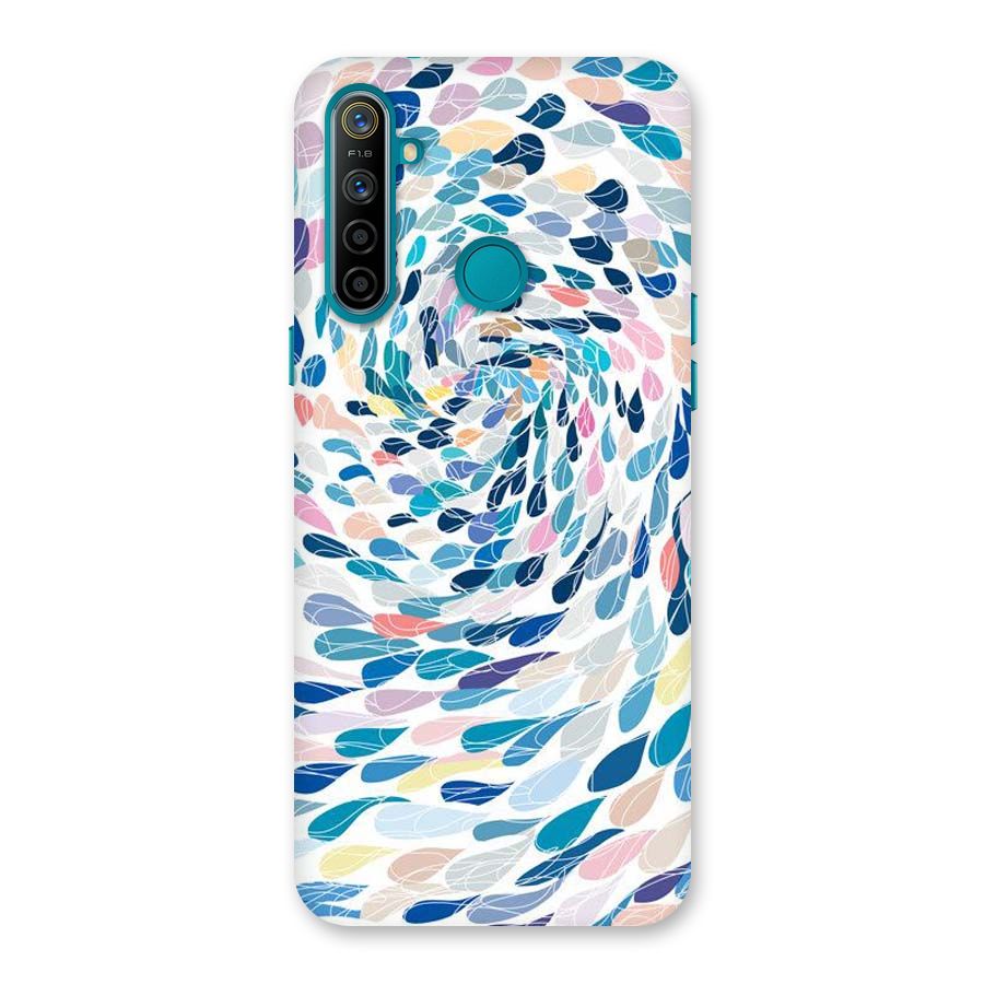 Color Droplets Swirls Back Case for Realme 5i