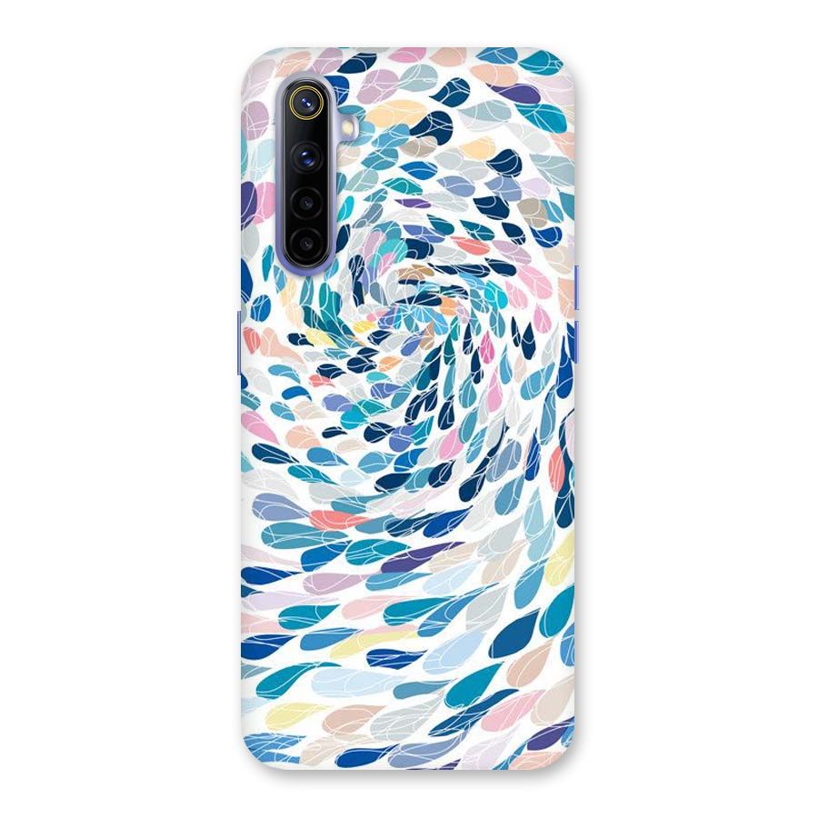 Color Droplets Swirls Back Case for Realme 6